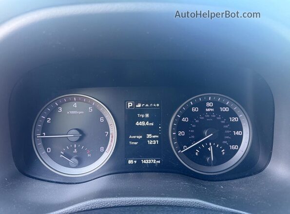 KM8J3CA27GU024601 2016 HYUNDAI TUCSON Silver Առջևի վահանակի տեսք