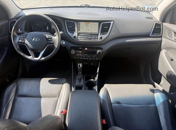 KM8J3CA27GU024601 2016 HYUNDAI TUCSON Silver Սարքավորումների վահանակի տեսք