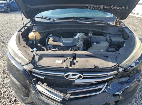 KM8J3CA27GU059042 2016 HYUNDAI TUCSON Black Vista del compartimento del motor