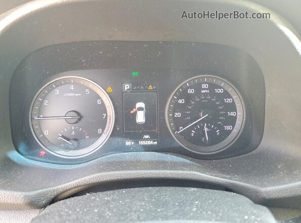 KM8J3CA27GU059042 2016 HYUNDAI TUCSON Black Vista del cuadro de instrumentos