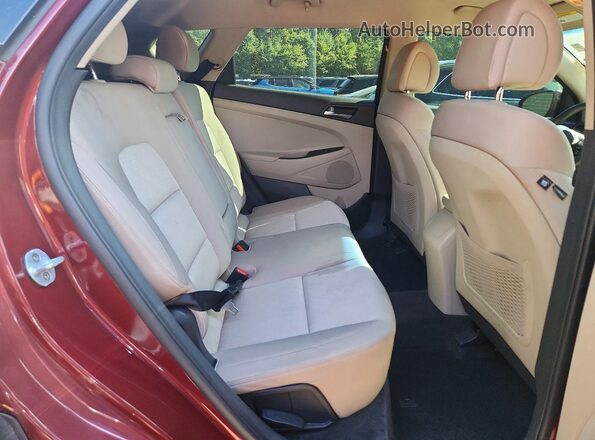 KM8J3CA27GU246491 2016 HYUNDAI TUCSON Burgundy Вид задньої частини салону
