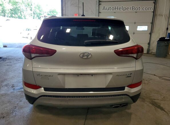 KM8J3CA27HU515736 2017 HYUNDAI TUCSON Silver უკანა ხედი