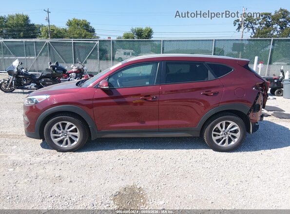 KM8J3CA28GU048910 2016 HYUNDAI TUCSON Burgundy 