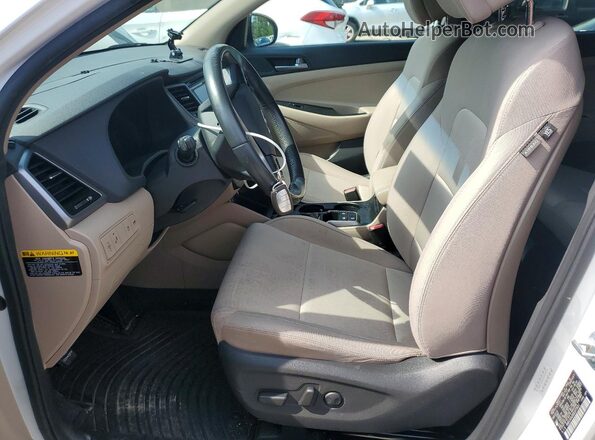KM8J3CA28GU073631 2016 HYUNDAI TUCSON White Widok wnętrza z przodu