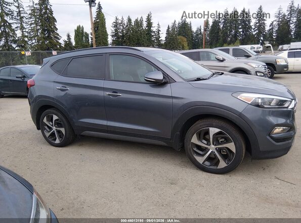 KM8J3CA28GU191775 2016 HYUNDAI TUCSON Серый 