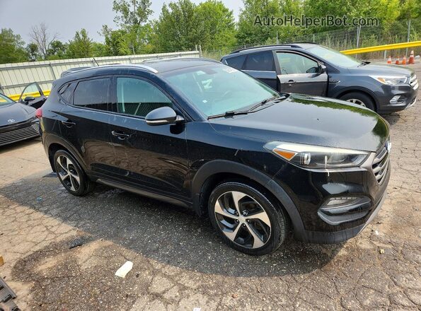 KM8J3CA28GU236262 2016 HYUNDAI TUCSON Black Front right
