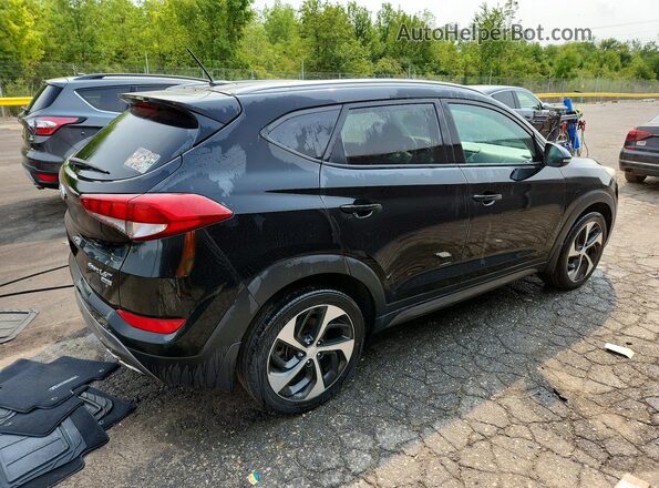 KM8J3CA28GU236262 2016 HYUNDAI TUCSON Black Rear right