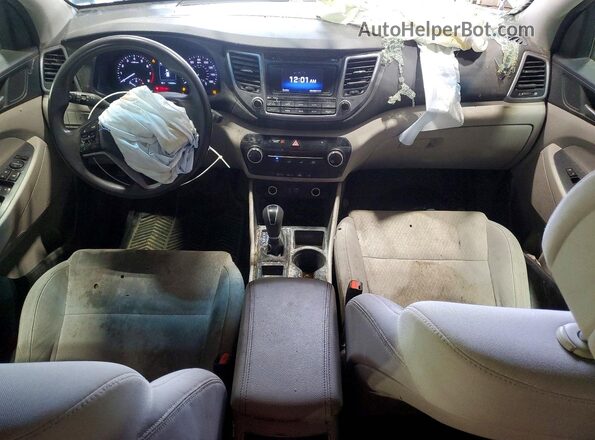 KM8J3CA28HU577968 2017 HYUNDAI TUCSON Silver Առջևի վահանակի տեսք