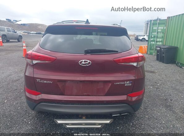KM8J3CA29GU120696 2016 HYUNDAI TUCSON Maroon 