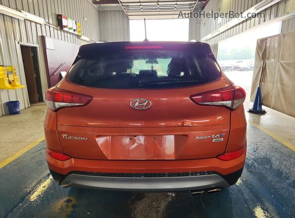 KM8J3CA29GU202136 2016 HYUNDAI TUCSON Red 