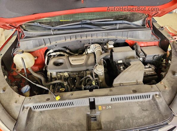 KM8J3CA29GU202136 2016 HYUNDAI TUCSON Red Սալոնի հետևի տեսք