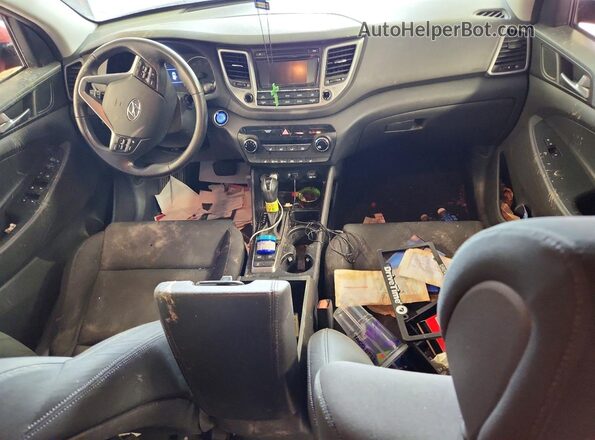 KM8J3CA29GU202136 2016 HYUNDAI TUCSON Red Առջևի վահանակի տեսք