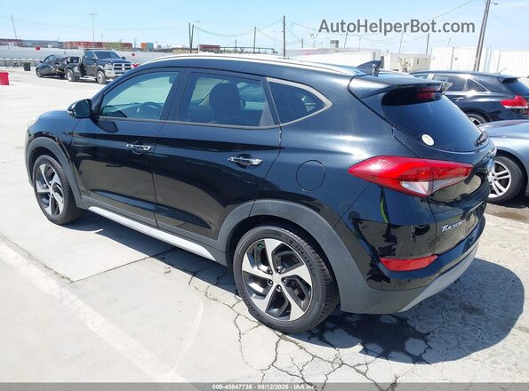 KM8J3CA29HU394644 2017 HYUNDAI TUCSON Black Հետևի ձախ