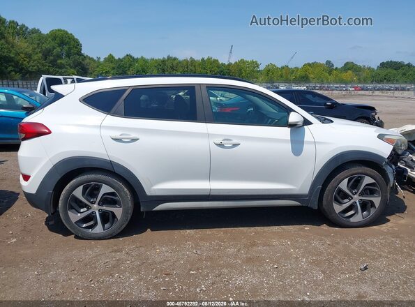 KM8J3CA29JU687658 2018 HYUNDAI TUCSON White Вид задньої частини салону