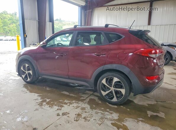 KM8J3CA2XGU201965 2016 HYUNDAI TUCSON Burgundy Tył lewy