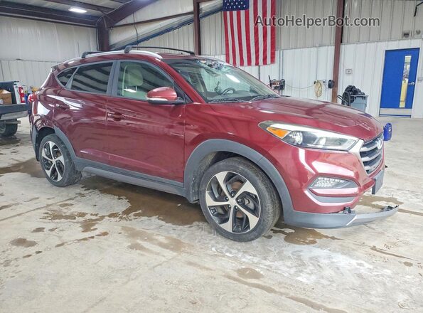 KM8J3CA2XGU201965 2016 HYUNDAI TUCSON Burgundy Przód prawy