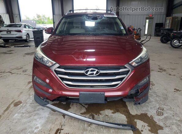 KM8J3CA2XGU201965 2016 HYUNDAI TUCSON Burgundy Widok z przodu