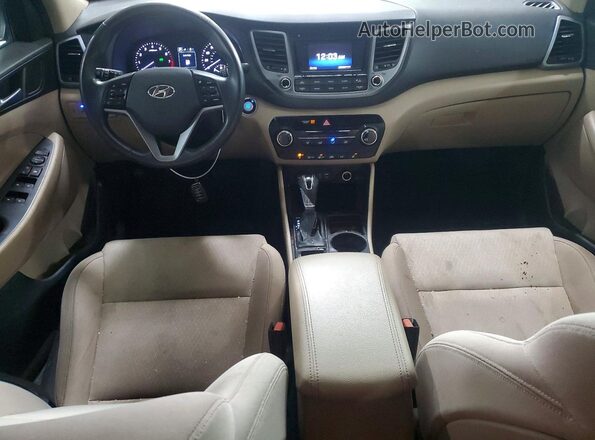 KM8J3CA2XGU201965 2016 HYUNDAI TUCSON Burgundy Widok deski rozdzielczej
