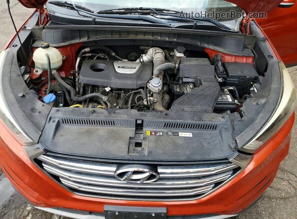 KM8J3CA2XHU362866 2017 HYUNDAI TUCSON Orange Widok komory silnika