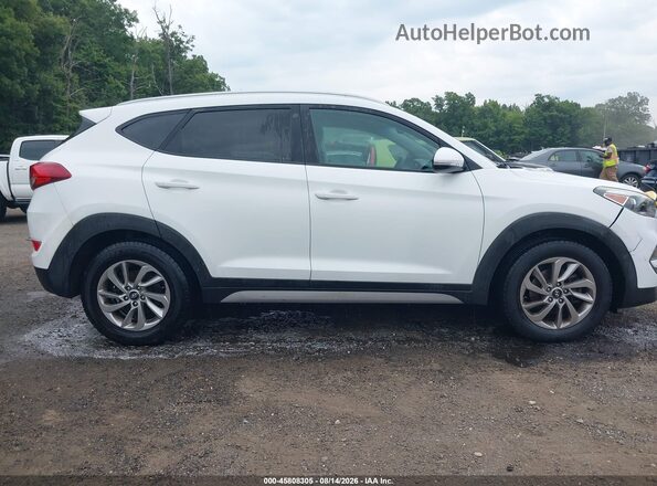 KM8J3CA2XHU507999 2017 HYUNDAI TUCSON White Widok wnętrza z tyłu
