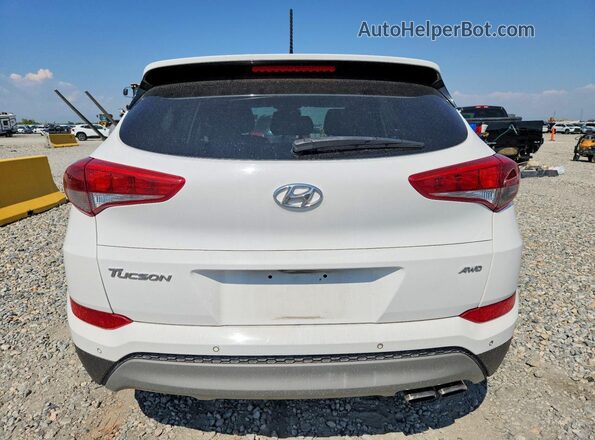 KM8J3CA2XHU570519 2017 HYUNDAI TUCSON Белый Вид сзади