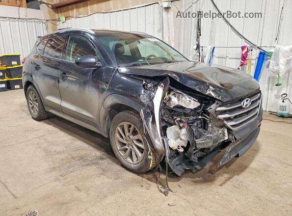 KM8J3CA40HU534887 2017 HYUNDAI TUCSON Black წინა მარჯვენა