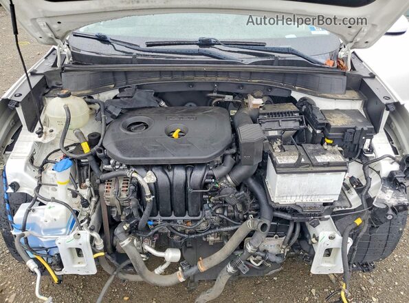 KM8J3CA40MU292712 2021 HYUNDAI TUCSON White ძრავის განყოფილების ხედი