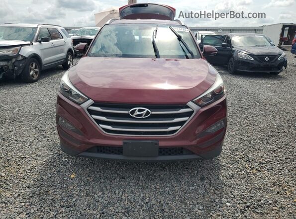 KM8J3CA41HU453588 2017 HYUNDAI TUCSON Red Front view