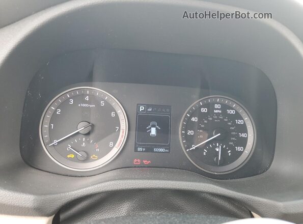 KM8J3CA41HU453588 2017 HYUNDAI TUCSON Red Instrument cluster view