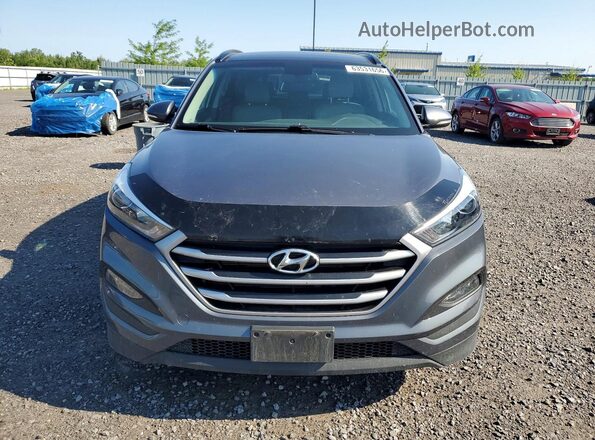 KM8J3CA41HU577005 2017 HYUNDAI TUCSON Gray Widok z przodu