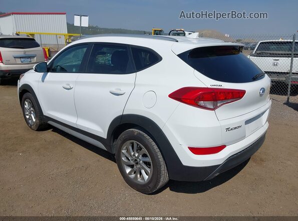 KM8J3CA41JU709363 2018 HYUNDAI TUCSON White უკანა მარცხენა