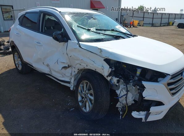 KM8J3CA41JU709363 2018 HYUNDAI TUCSON White წინა ხედი