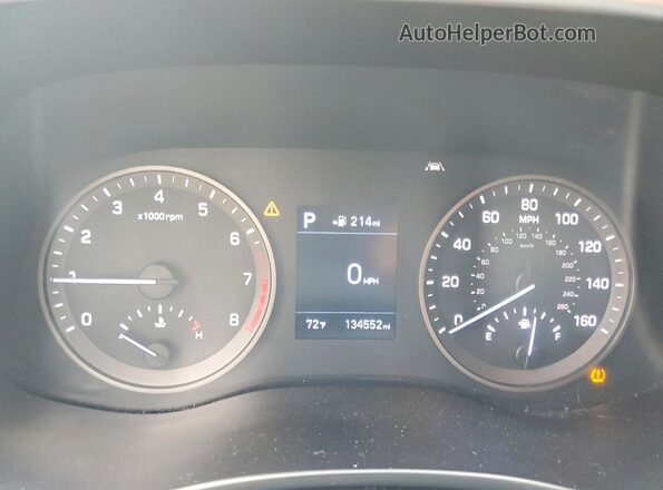 KM8J3CA41KU935372 2019 HYUNDAI TUCSON Черный Вид щитка приборов