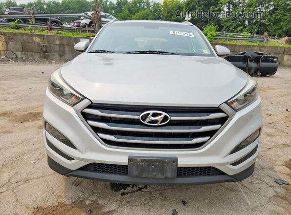 KM8J3CA42HU557443 2017 HYUNDAI TUCSON Silver Widok z przodu