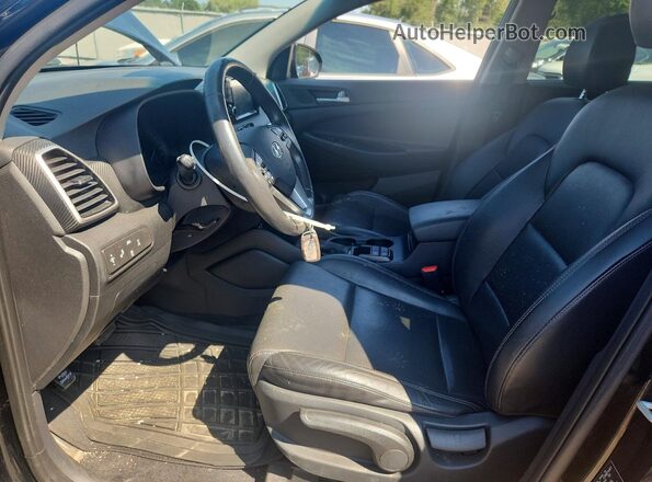 KM8J3CA42LU230730 2020 HYUNDAI TUCSON Black Widok wnętrza z przodu