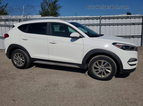 KM8J3CA43HU527805 2017 HYUNDAI TUCSON Белый Передняя правая четверть