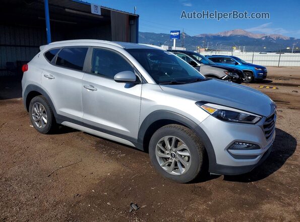 KM8J3CA43JU627747 2018 HYUNDAI TUCSON Silver Widok deski rozdzielczej