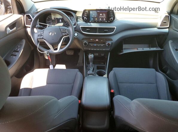 KM8J3CA43KU991474 2019 HYUNDAI TUCSON Черный Вид панели приборов