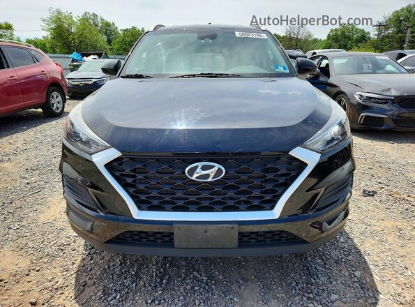 KM8J3CA43LU123606 2020 HYUNDAI TUCSON Black Widok z przodu