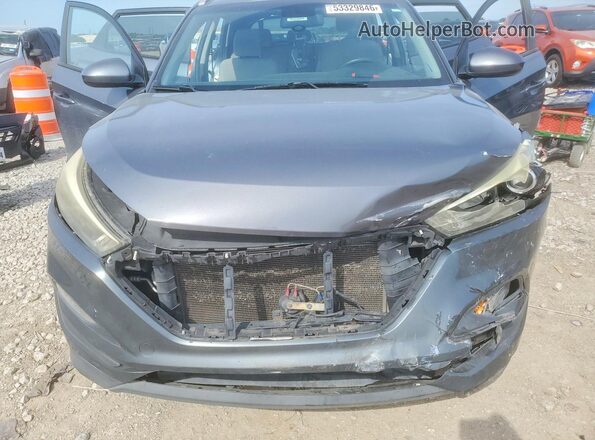 KM8J3CA44GU126603 2016 HYUNDAI TUCSON Gray Vista frontal