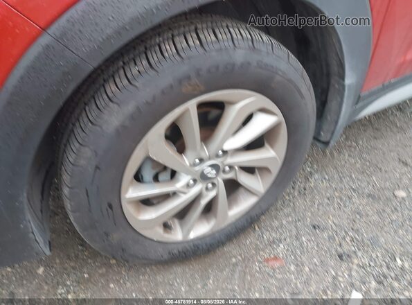 KM8J3CA44HU404031 2017 HYUNDAI TUCSON Orange Widok zestawu wskaźników