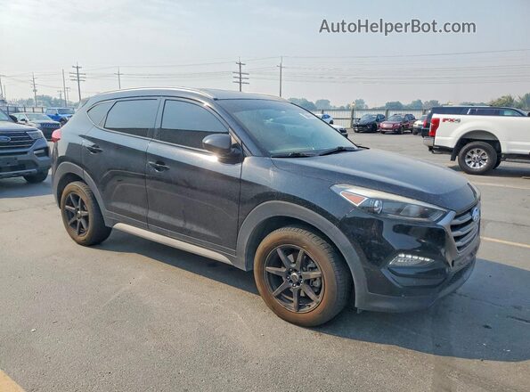 KM8J3CA44JU722401 2018 HYUNDAI TUCSON Black Przód prawy