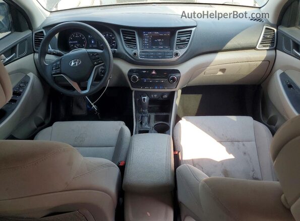 KM8J3CA44JU722401 2018 HYUNDAI TUCSON Black Widok deski rozdzielczej