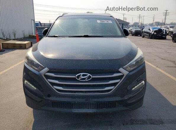 KM8J3CA44JU722401 2018 HYUNDAI TUCSON Black Widok z przodu