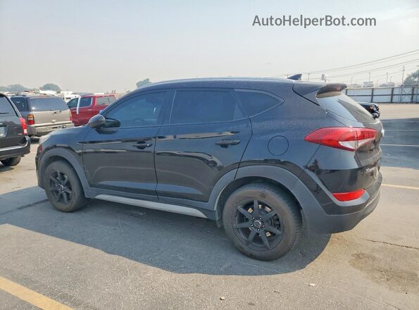 KM8J3CA44JU722401 2018 HYUNDAI TUCSON Black Tył lewy