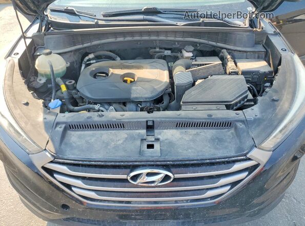KM8J3CA44JU722401 2018 HYUNDAI TUCSON Black Widok komory silnika
