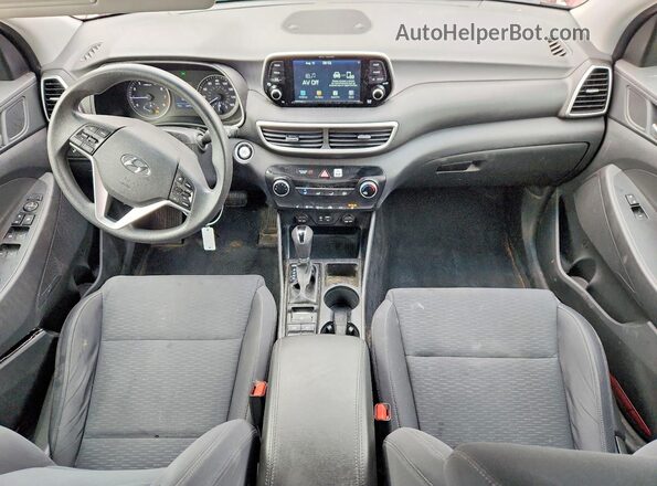 KM8J3CA44KU035484 2019 HYUNDAI TUCSON Burgundy Առջևի վահանակի տեսք