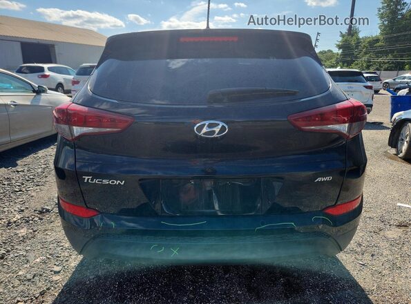 KM8J3CA45HU427169 2017 HYUNDAI TUCSON Черный Вид сзади