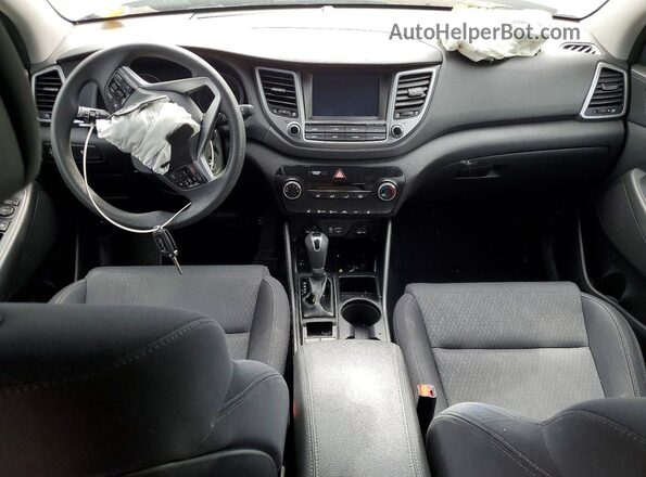 KM8J3CA45JU608357 2018 HYUNDAI TUCSON Gray Vista del salpicadero