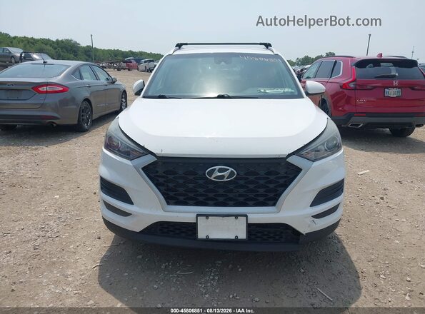 KM8J3CA45KU032898 2019 HYUNDAI TUCSON White Vista del cuadro de instrumentos